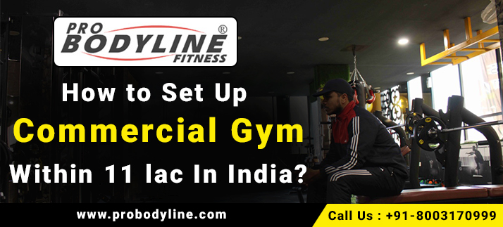 How to set up commercial gym within 11 lac In India